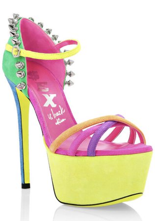 Philipp Plein colourful heels
