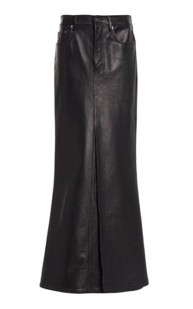 Matte Leather Maxi Skirt By Balenciaga | Moda Operandi