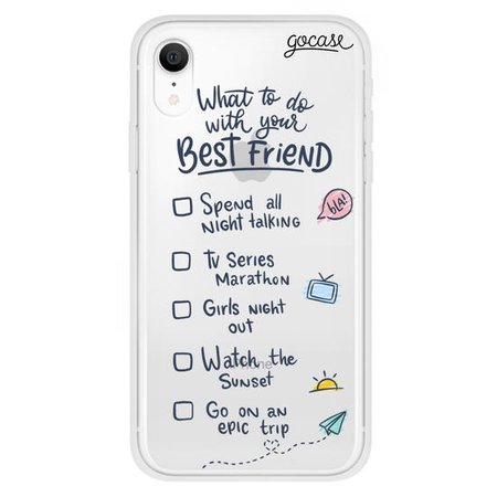 Best Friends Things Phone Case - Soft Flexible (Classic) - iPhone XR - Gocase