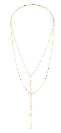 gold thin necklace