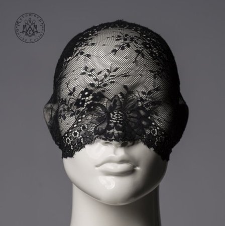 lace mask by 	 MetamorphQC on Etsy
