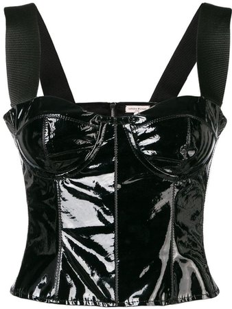 Natasha Zinko patent leather corset