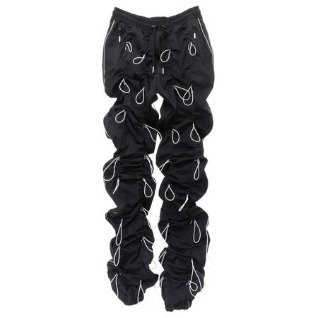 99%IS- GOBCHANG PANTS / BLACK-WHITE