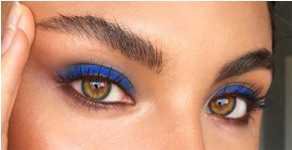 royal blue eye makeup