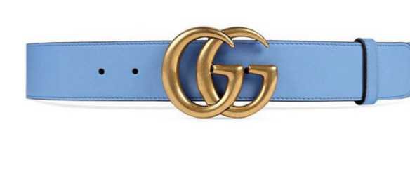 Gucci Marmont GG belt baby Blue