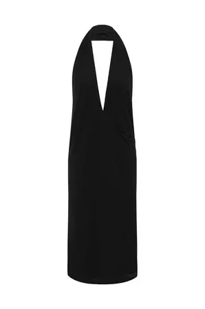 Alexa Midi Dress | Black – With Jéan