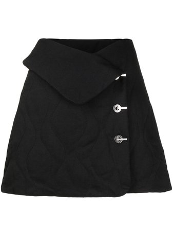 Shop Dion Lee wave quilted mini skirt with Express Delivery - FARFETCH