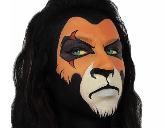 The Lion King TLK Scar Halloween Cosplay Makeup