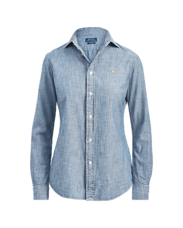 Slim Fit Chambray Shirt | Button Downs Shirts & Tops | Ralph Lauren