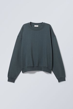 Essence Standard Sweatshirt - Petrol - Weekday WW