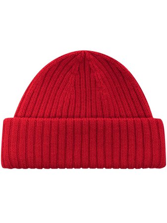 Shop Totême chunky-knit wool beanie with Express Delivery - FARFETCH