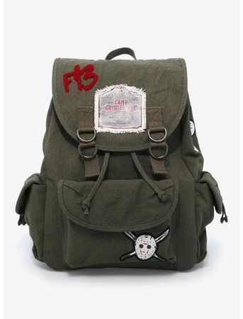 Friday The 13th Patch Slouch Backpack | Hot Topic