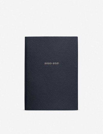 SMYTHSON - Soho 2020/21 mid-year leather diary 14cm x 20cm | Selfridges.com