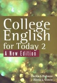 college book english