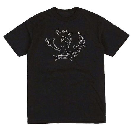 Shark Embroidered T-Shirt – Boogzel Apparel