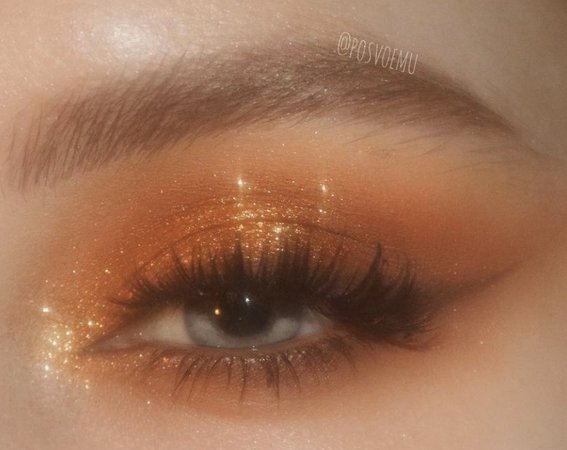 orange aesthetic makeup