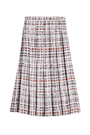 Farnborough Pleated Silk Skirt Gr. UK 8
