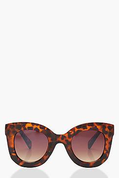 Ivy Oversized Tortoise Frame Sunglasses