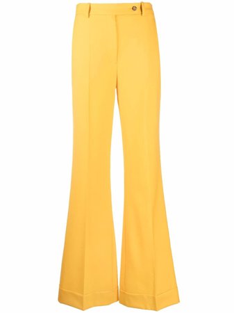 Rochas high-waisted flared trousers