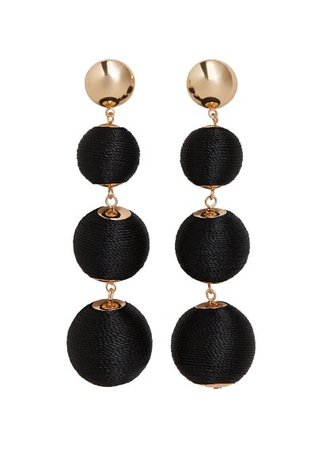 MANGO Tassel earrings