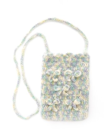 [SWINGSET] Seasonless Fluffy Ribbon Knit Bag (Mint) – SellerWork