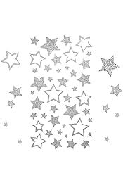 Amazon.com : silver star body stickers