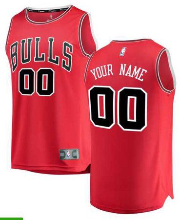 Red/black Chicago Bulls Jersey