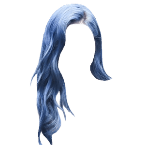 Blue Hair PNG