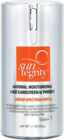 Natural Moisturizing Face Sunscreen & Primer