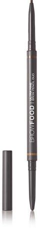 Browfood Ultra Fine Brow Pencil Duo - Brunette