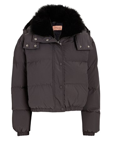 Yves Salomon Hooded Quilted Puffer Jacket | INTERMIX®