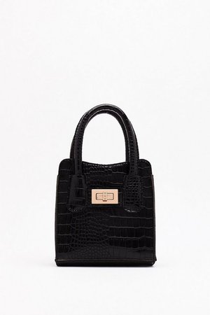 WANT Croc Like Me Faux Leather Mini Bag | Shop Clothes at Nasty Gal!