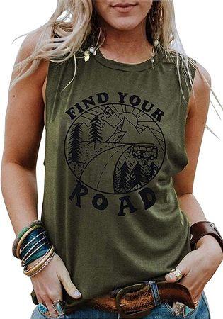 rosemia Tank Tops for Women Summer Graphic Pineapple Tshirts Sleeveless Casual Ladies Tunic Blouse(Pineapple Dark Grey,L) at Amazon Women’s Clothing store