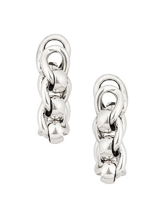 Bottega Veneta Orecchini Earrings in Silver | FWRD