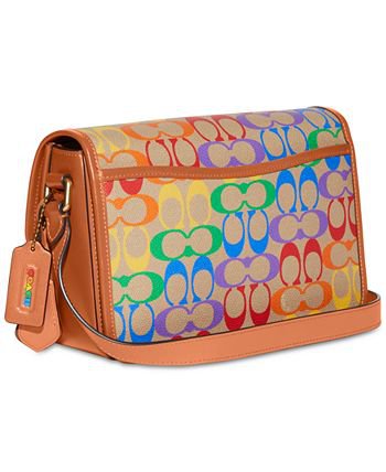 COACH Pride Coated Canvas Signature Studio Shoulder Bag & Reviews - Handbags & Accessories - Macy's