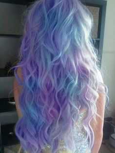 Light Blue & Purple Hair