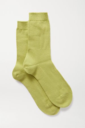 Green Knitted socks | FALKE | NET-A-PORTER