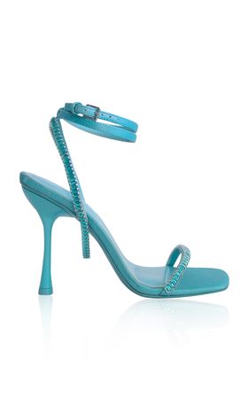 Luxon Crystal Satin Sandals By Jonathan Simkhai | Moda Operandi
