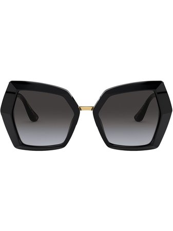 Dolce & Gabbana Eyewear oversized gradient sunglasses - FARFETCH