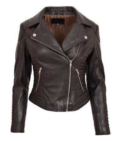 brown soft leather jacket woman’s