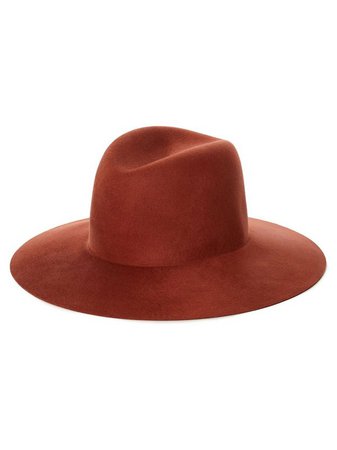 Janessa Leone Caden Hat - Burnt Orange | Garmentory