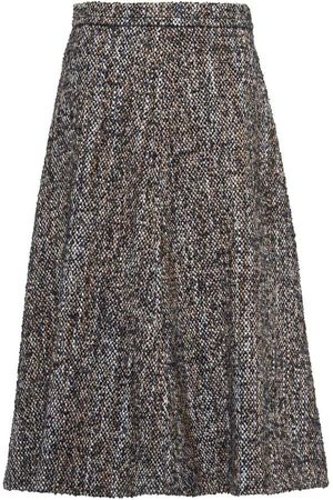 bouclé tweed skirt
