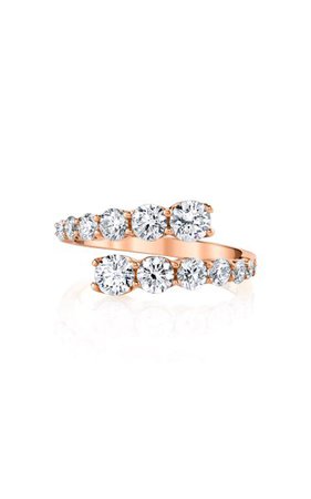 18k Gold Twist Diamond Ring By Anita Ko | Moda Operandi
