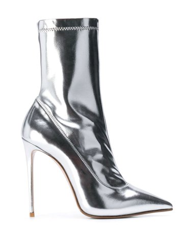 Le Silla Silver Boots