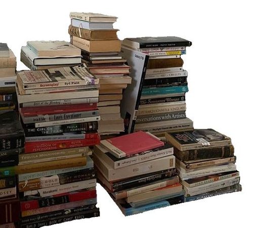 Huge book stack