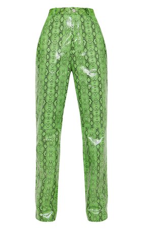 green snakeskin pants - Google Search