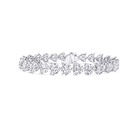 Graff  Heart Shape Diamond Bracelet $380 000