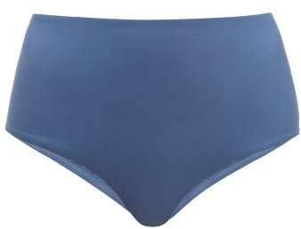 Matteau - The High Waist Bikini Briefs - Womens - Blue