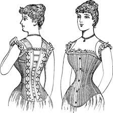 victorian corset drawing - Google Search