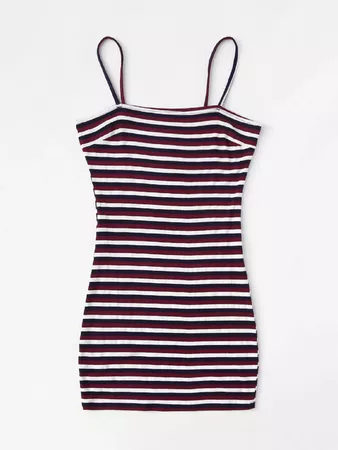 Striped Cami DressFor Women-romwe